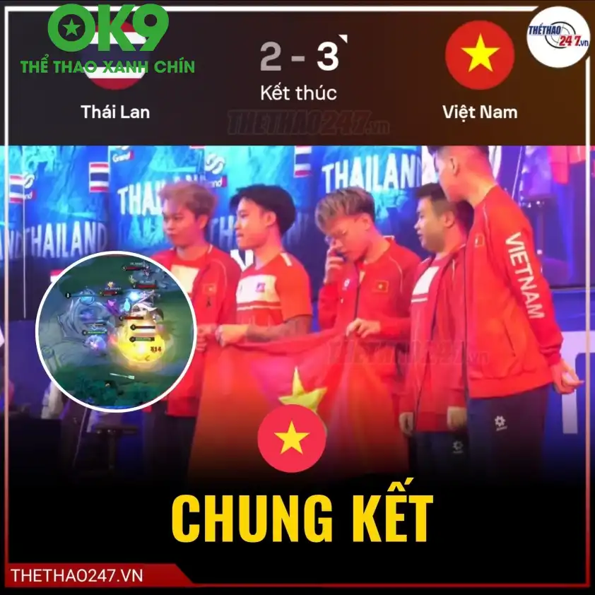 ĐT Liên Quân Mobile Việt Nam tạo nên cú lật ngược kịch tính trước chủ nhà Thái Lan ĐT Liên Quân Mobile Việt Nam tạo nên cú lật ngược kịch tính trước chủ nhà Thái Lan