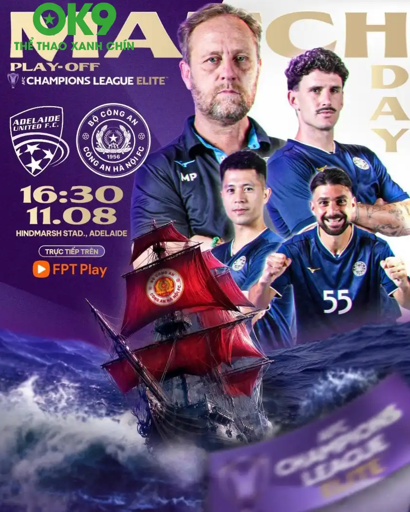 Trận play-off với Adelaide United được đánh giá là rất khó khăn với CAHN